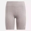 Pantalones cortos de ciclismo Reebok Identity Small Logo Cotton para mujer, 18 cm Pantalones cortos de ciclismo Reebok Identity Small Logo Cotton para mujer, 18 cm