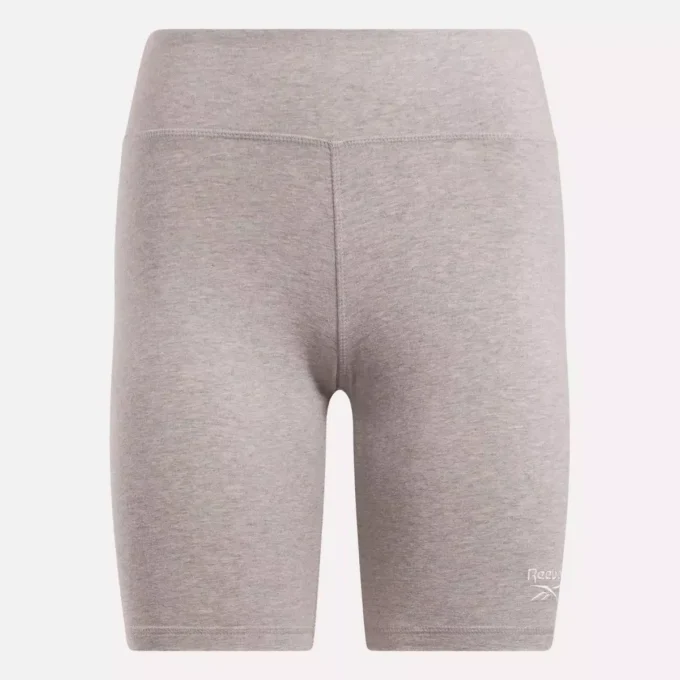 Pantalones cortos de ciclismo Reebok Identity Small Logo Cotton para mujer, 18 cm Pantalones cortos de ciclismo Reebok Identity Small Logo Cotton para mujer, 18 cm