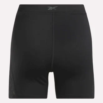 Pantalones cortos de ciclista de malla de talle alto para mujer 5″