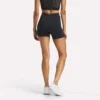 Pantalones cortos de ciclista de malla de talle alto para mujer 5″ Pantalones cortos de ciclista de malla de talle alto para mujer 5″