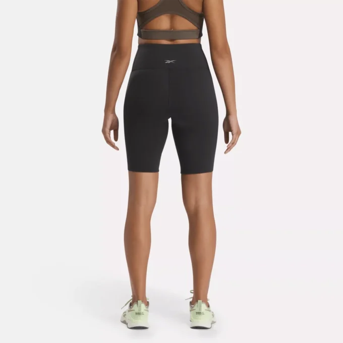 Pantalones cortos de ciclista de talle alto Lux para mujer Pantalones cortos de ciclista de talle alto Lux para mujer