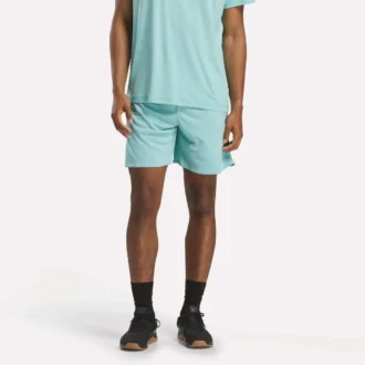 Pantalones cortos de entrenamiento de punto para hombre 7″