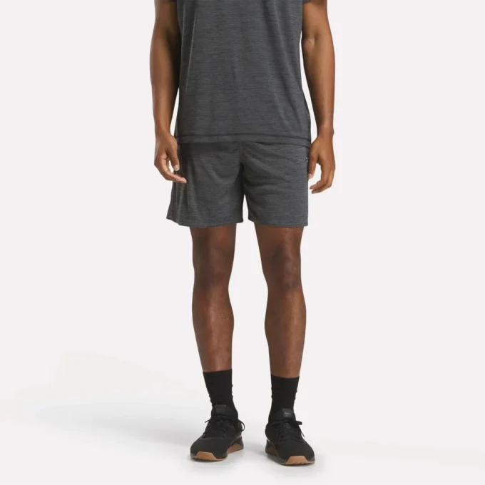 Pantalones cortos de entrenamiento de punto para hombre 7″ Pantalones cortos de entrenamiento de punto para hombre 7″