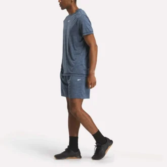 Pantalones cortos de entrenamiento de punto para hombre 7″