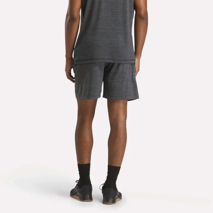 Pantalones cortos de entrenamiento de punto para hombre 7″ Pantalones cortos de entrenamiento de punto para hombre 7″