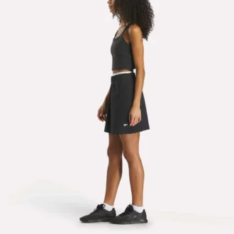 Pantalones cortos de talle alto Identity para mujer 5″