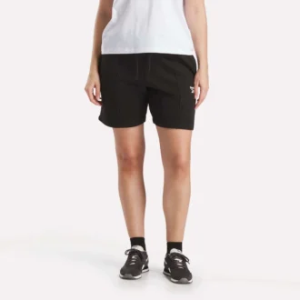 Pantalones cortos largos con pinzas para mujer