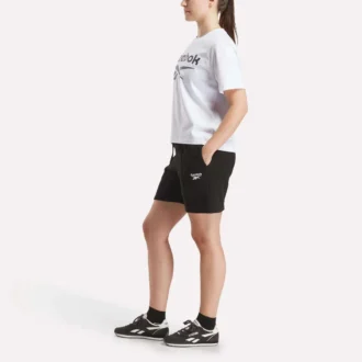 Pantalones cortos largos con pinzas para mujer