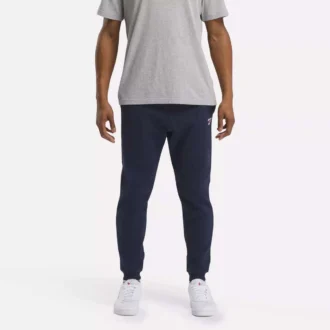 Pantalones de chándal de felpa con logotipo pequeño Reebok Identity para hombre