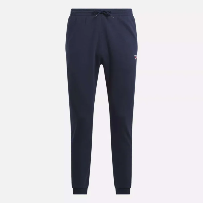 Pantalones de chándal de felpa con logotipo pequeño Reebok Identity para hombre Pantalones de chándal de felpa con logotipo pequeño Reebok Identity para hombre