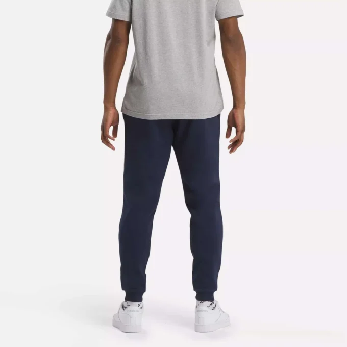 Pantalones de chándal de felpa con logotipo pequeño Reebok Identity para hombre Pantalones de chándal de felpa con logotipo pequeño Reebok Identity para hombre