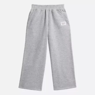 Pantalones de felpa de pierna ancha – Niñas pequeñas