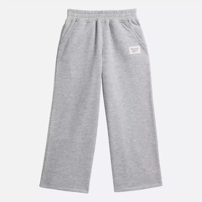 Pantalones de felpa de pierna ancha – Niñas pequeñas Pantalones de felpa de pierna ancha – Niñas pequeñas