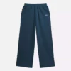 Pantalones de felpa de pierna ancha – Niños grandes