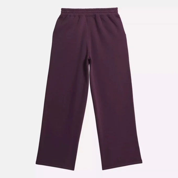 Pantalones de felpa de pierna ancha – Niños grandes