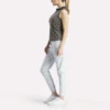Polo de golf sin mangas Vector Jacquard para mujer Polo de golf sin mangas Vector Jacquard para mujer
