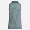 Polo de golf sin mangas Vector Jacquard para mujer Polo de golf sin mangas Vector Jacquard para mujer