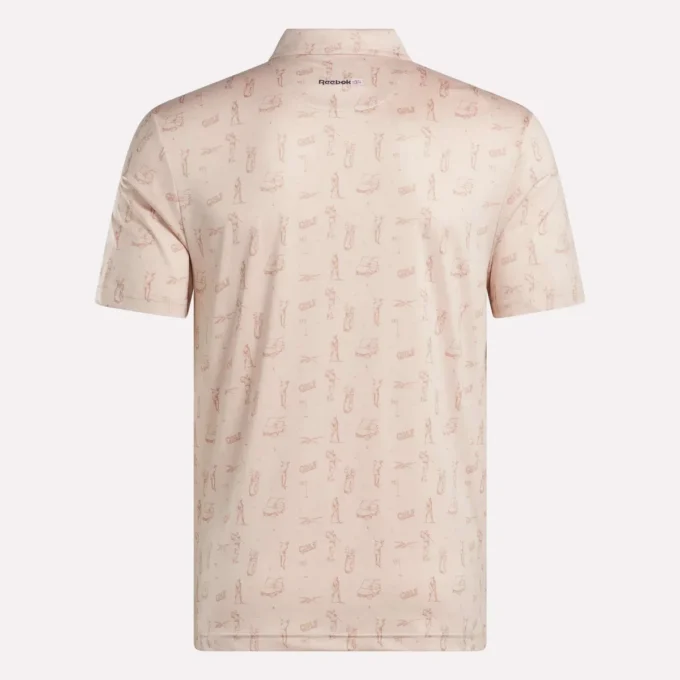 Polo de manga corta con estampado Tournament Etching Polo de manga corta con estampado Tournament Etching