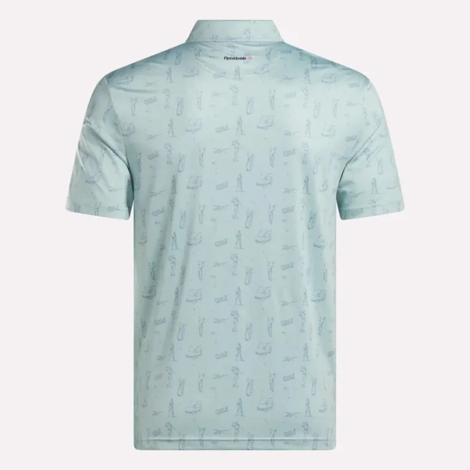 Polo de manga corta con estampado Tournament Etching Polo de manga corta con estampado Tournament Etching