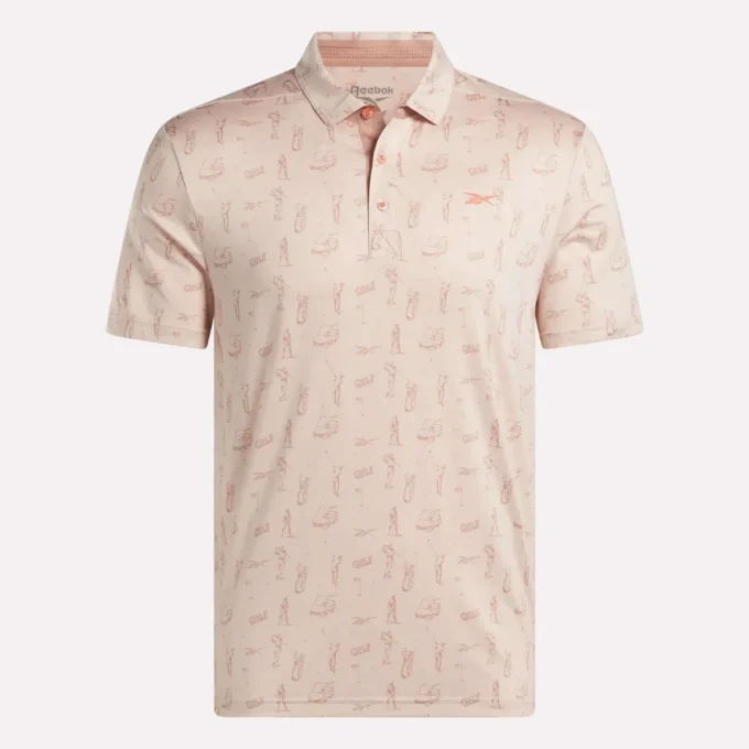 Polo de manga corta con estampado Tournament Etching Polo de manga corta con estampado Tournament Etching