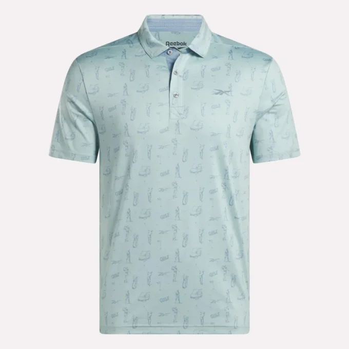 Polo de manga corta con estampado Tournament Etching Polo de manga corta con estampado Tournament Etching