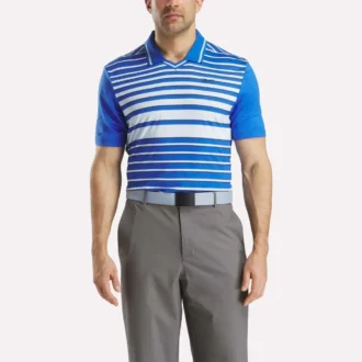 Polo de manga corta con rayas nano para hombre
