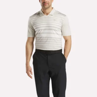 Polo de manga corta con rayas nano para hombre