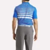 Polo de manga corta con rayas nano para hombre