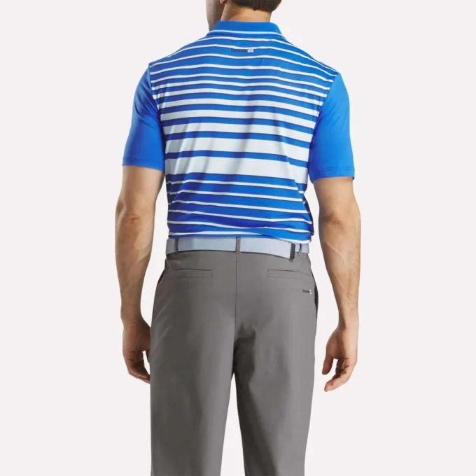 Polo de manga corta con rayas nano para hombre