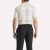 Polo de manga corta con rayas nano para hombre