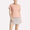 Polo de manga corta con tapeta de piqué elástico para mujer Polo de manga corta con tapeta de piqué elástico para mujer
