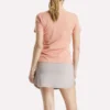 Polo de manga corta con tapeta de piqué elástico para mujer Polo de manga corta con tapeta de piqué elástico para mujer