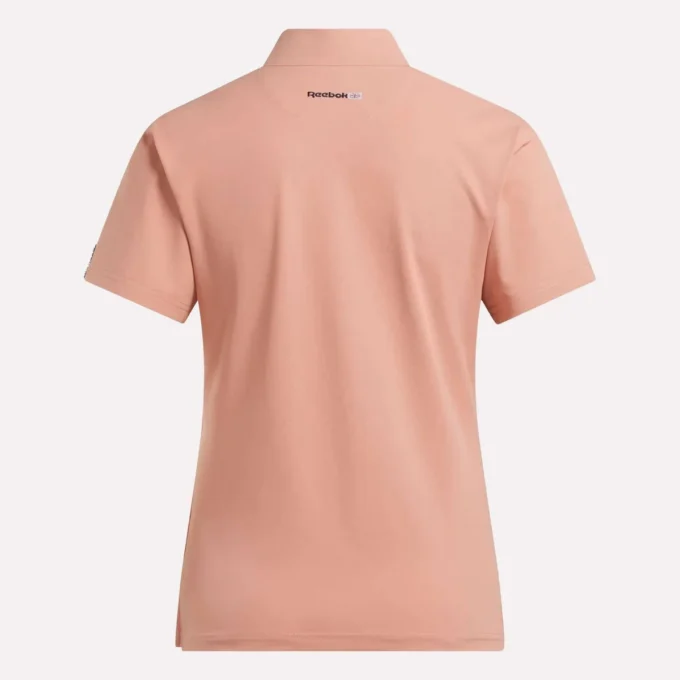 Polo de manga corta con tapeta de piqué elástico para mujer Polo de manga corta con tapeta de piqué elástico para mujer