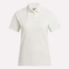 Polo de manga corta con tapeta de piqué elástico para mujer Polo de manga corta con tapeta de piqué elástico para mujer