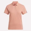 Polo de manga corta con tapeta de piqué elástico para mujer Polo de manga corta con tapeta de piqué elástico para mujer
