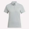Polo de manga corta con tapeta de piqué elástico para mujer Polo de manga corta con tapeta de piqué elástico para mujer
