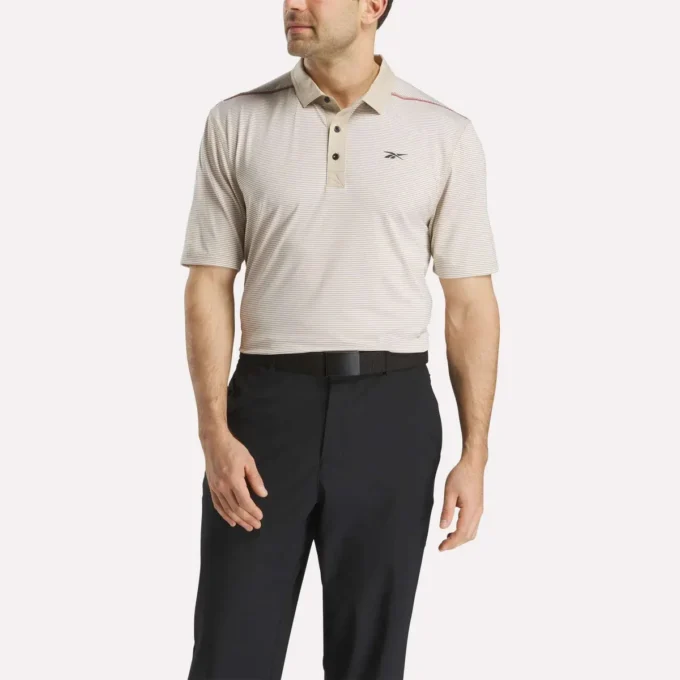 Polo de manga corta Core Stripe para hombre