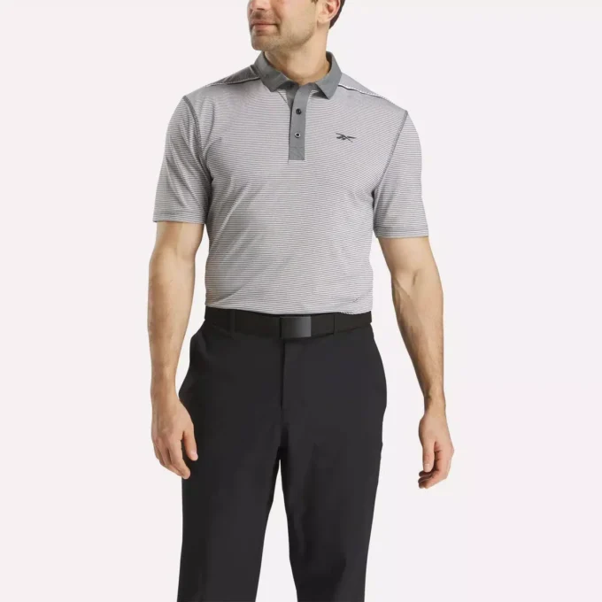 Polo de manga corta Core Stripe para hombre