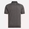 Polo de manga corta para hombre con jacquard Vector tonal y ribete acanalado Polo de manga corta para hombre con jacquard Vector tonal y ribete acanalado