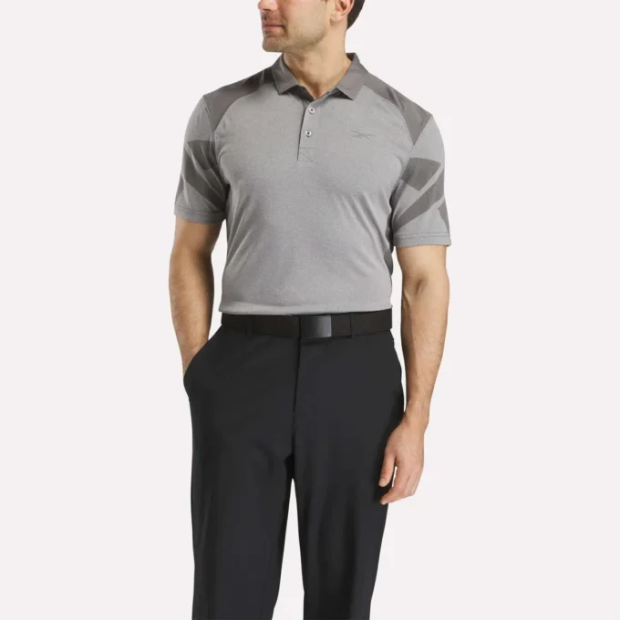 Polo de manga corta para hombre con manga Vector Signature