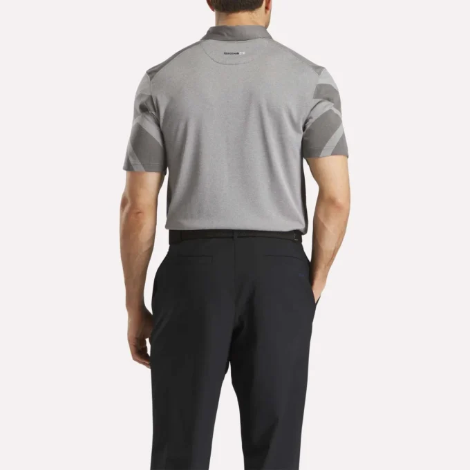 Polo de manga corta para hombre con manga Vector Signature