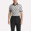Polo de manga corta Vector Argyle Print para hombre Polo de manga corta Vector Argyle Print para hombre