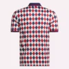 Polo de manga corta Vector Argyle Print para hombre Polo de manga corta Vector Argyle Print para hombre