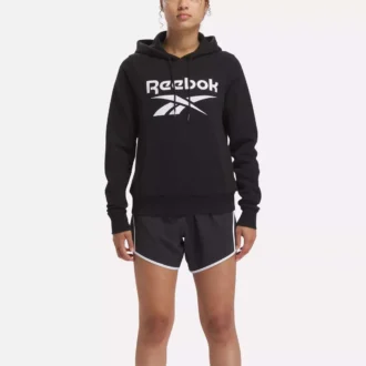 Sudadera con capucha de felpa Reebok Identity Big Logo para mujer