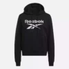 Sudadera con capucha de felpa Reebok Identity Big Logo para mujer Sudadera con capucha de felpa Reebok Identity Big Logo para mujer