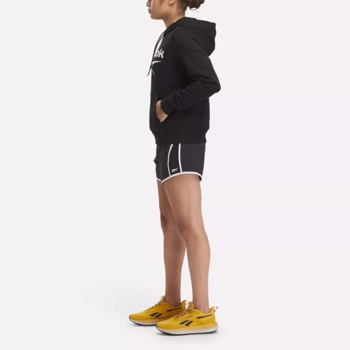 Sudadera con capucha de felpa Reebok Identity Big Logo para mujer Sudadera con capucha de felpa Reebok Identity Big Logo para mujer