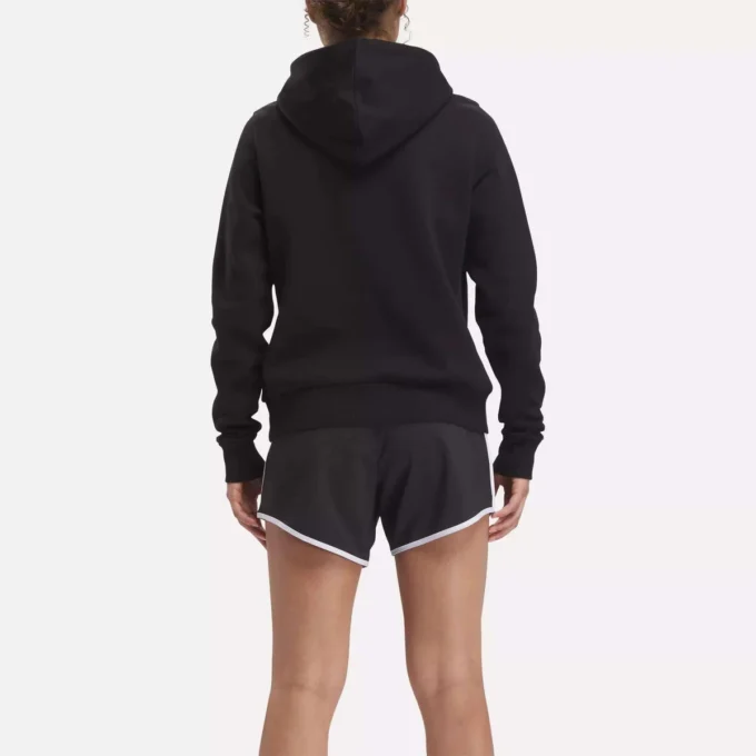 Sudadera con capucha de felpa Reebok Identity Big Logo para mujer Sudadera con capucha de felpa Reebok Identity Big Logo para mujer