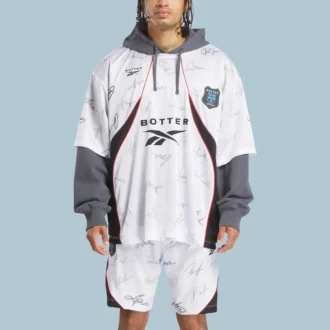 Sudadera con capucha híbrida de fútbol para hombre Reebok x Botter LTD