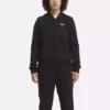Sudadera con capucha y cremallera completa Reebok Identity Small Logo Fleece para mujer Sudadera con capucha y cremallera completa Reebok Identity Small Logo Fleece para mujer
