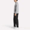 Sudadera con cremallera de un cuarto y tejido catiónico para hombre Sudadera con cremallera de un cuarto y tejido catiónico para hombre